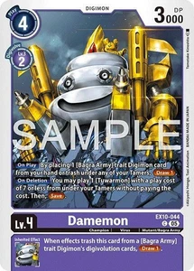 1x EX10-044 Damemon Sinister Order Digimon Kartenspiel x1 - Bild 1 von 1
