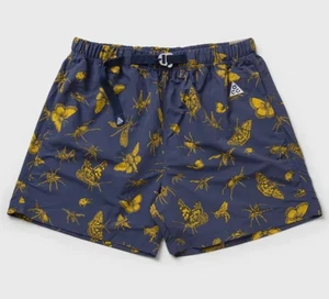 Nike ACG Trail Shorts - CHOOSE SIZE - DR5735-437 Navy Gold Insect Bug Print - Picture 1 of 5