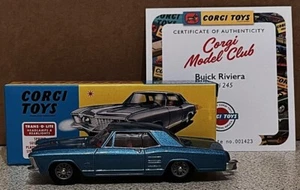 Corgi Toys Model Club 245 - Buick Riviera - 2023 Reissue. - Picture 1 of 10