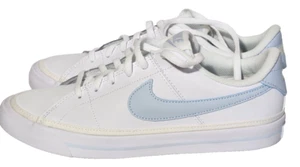 Nike Court Legacy White GS With Blue Tint Sail Size 6.5y - Picture 1 of 10