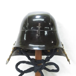 A1536: Real, old iron Japanese KABUTO helmet of SAMURAI's armor YOROI in EDO era - Picture 1 of 10