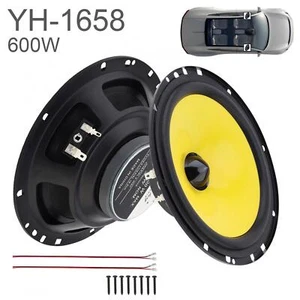 2pcs 6.5" 600W 4-Way Car HiFi Coaxial Speaker High Power Full Range Loudspeaker - Picture 1 of 12