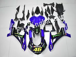 Fit for 2015-2017 YZF R1 Blue Black ABS Injection Mold Bodywork Fairing Kit - Picture 1 of 8
