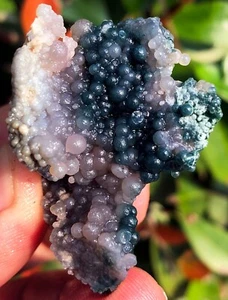 Muestra de ágata de uva púrpura Starlight calcedonia botrioidal natural 26,7 g ie3054 - Imagen 1 de 15