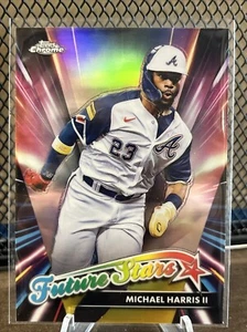 Michael Harris II 2024 Topps Chrome Baseball Future Stars Refractor FS-10 - Picture 1 of 2