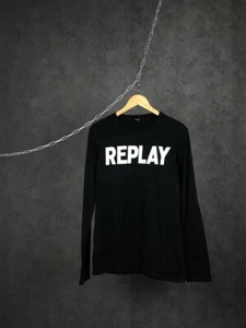 Replay luxury streetwear center logo longsleeve - Picture 1 of 9