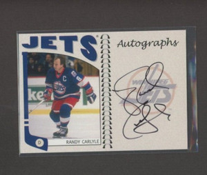 2004-05 ITG Franchises Canadian Autographs #RC2 Randy Carlyle    *21839