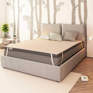 Emporio Correttore Materasso in Memory Foam Topper 70X190 Cm H 5 Cm Con Rivestim - Foto 1 di 12