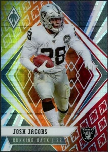 2020 Panini Phoenix Josh Jacobs Fire Burst Card #76 - Picture 1 of 2