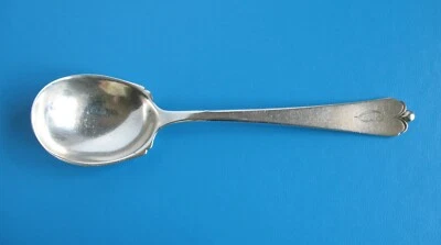 Cuchara de azúcar de plata esterlina Watson de 5,75" ~ patrón LOTUS ~ monograma "C" ~ 35,7 g Foto 1 de 3