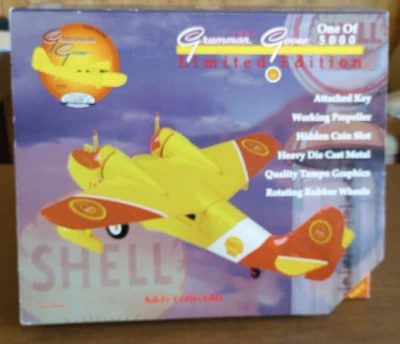 Gearbox Collectibles 1938 Grumman Goose Shell Die Cast Metal Coin Bank NIB. - Image 1 of 4
