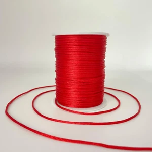 2 mm 330 Feet Satin Nylon Cord String for Jewelry Making Bracelet Necklaces - Picture 1 of 12