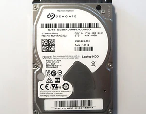 Seagate ST2000LM003 HN-M201RAD/I02 2BE10001 H1833-H462 (S38M) 2.5" 2TB 07/2016 - Picture 1 of 1
