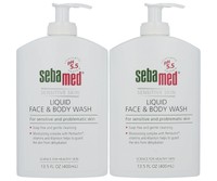 sebamed soap free face & body wash and travel size wash
