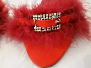 New Jeanne Lottie Shoes Heels color Red with jewelry EUR size 41 US 10 - Bild 1 von 12