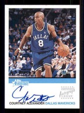 2000-01 Topps Heritage Autograph/Auto #HACA Courtney Alexander Mavericks (1:90)