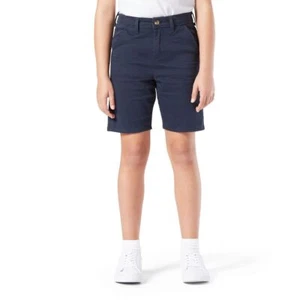 Levi Strauss Signature Gold Girls' Uniform Shorts, (New) Navy Blazer, 5 - Picture 1 of 3