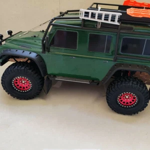 4Stk. Metallfelgen Beadlock Radnabe RC Auto Felge Set für Axial SCX10 II 90046 - Bild 1 von 9