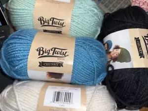 Filato Big Twist CHUNKY acrilico ingombrante - 5 oz, 142g, 195yd, 178m - Foto 1 di 18