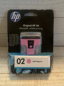 HP 02 Lekki magenta wkład atramentowy HP Photosmart C5140, C5150, C5180, C6150 - Zdjęcie 1 z 7