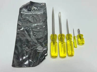 Blackwawk USA 5pc ST-106S 5pc Slotted Flat Screwdriver Set - Yellow Amber Hard - Image 1 of 4