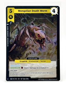 MetaZoo Mongolian Death Worm Full Holo Card MZ2 117/212 Torrential Tides 2025 - Bild 1 von 2