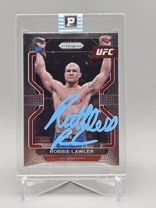 Robbie Lawler 2022 Panini Prizm UFC Hand Signed Autographed Pristine Authentic - Picture 1 of 5