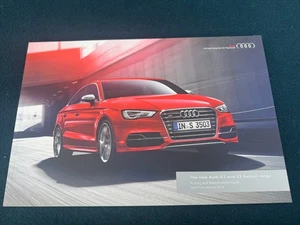 Audi A3 & S3 Saloon Brochure 2014, UK issue, dated Jan 2014 - Picture 1 of 1