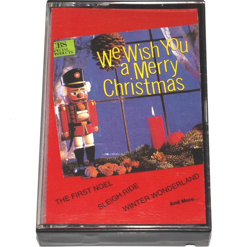 We Wish You A Merry Christmas (Cassette Tape 1977) Holiday Music PLAY TESTED - Image 1 of 4