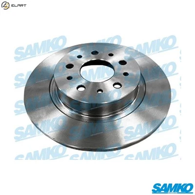 2x BRAKE DISC F2023P FOR FIAT 312A2/199B6.000 0.9L 2cyl 500L330 A1.000 1.2L 4cyl - Image 1 of 4