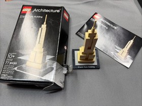 LEGO ARCHITECTURE: Empire State Building # 21002 Complete Set w/Box and Manual