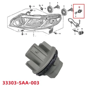 None Light Socket Taillight Replacement Taillight Socket 33303-SAA-003 - Picture 1 of 8