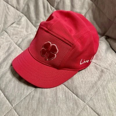 NWT Live Lucky Black Clover Pink Cap Hat One Size Fits All!! - Image 1 of 4