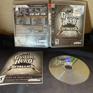 Guitar Hero: Metallica (Sony PlayStation 3, 2009) HANDBUCH, HÜLLE INKLUSIVE KOMPLETT - Bild 1 von 10