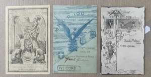 ACCADEMIA SCUOLA MILITARE LOTTO 3 CARTOLINE-C84-182 - Imagen 1 de 1