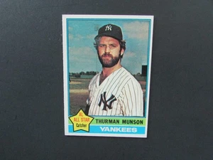1976 Topps Baseball Card #650 Thurman Munson L2 - Picture 1 of 6