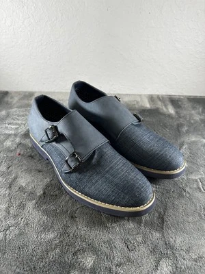 Mocasines Xr Xray de cuero negro gamuza para hombre talla 9 1/2 EE. UU. NUEVOS CON CAJA Foto 1 de 4