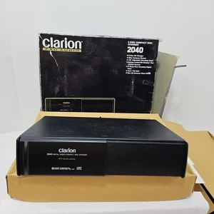 Clarion 2040 cambia cd vintage 6 dischi con scatola e istruzioni - Foto 1 di 9