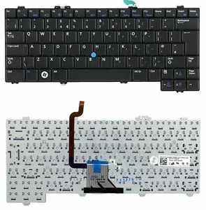 Genuine QWERTY English UK keyboard DELL Latitude XT XT2 /DE77-UK - Afbeelding 1 van 3