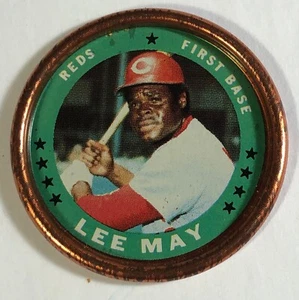 1971 Topps Baseball Coin #29 Lee May Cincinnati Reds TCG Made in USA Free Ship - Picture 1 of 4