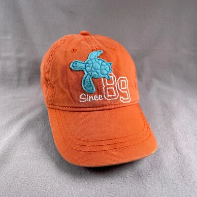Sombrero de lugar para niños bebé 3T/4T naranja bordado tortuga estet 1989 lugar Foto 1 de 4