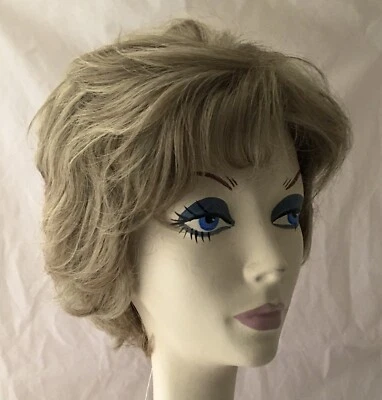 ¡NUEVO CON ETIQUETAS! Peluca JACQUELYN CABELLO HUMANO Mezcla HM Valerie 18/22 Mezcla Rubia Atada a Mano Foto 1 de 4