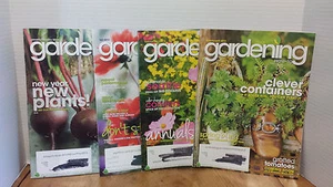 4 Gardening How to Magazines,  Harvest, Green Sustainable Living Flowers Veggies - Picture 1 of 2