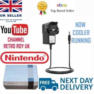 Nintendo NES Power Supply UK Plug Cooler Running  - Image 1 of 3