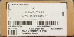 Intel SR SFP Two Mogules 105-000-669-00 Optical Transceivers - Picture 1 of 1