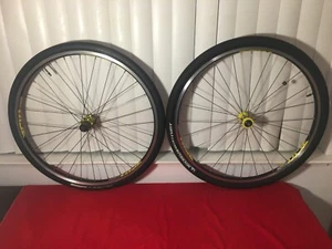 Vtg Mtb Mavic Crossride 26 Wheelset Fits Dean Moots Merlin Santa Cruz - Picture 1 of 24