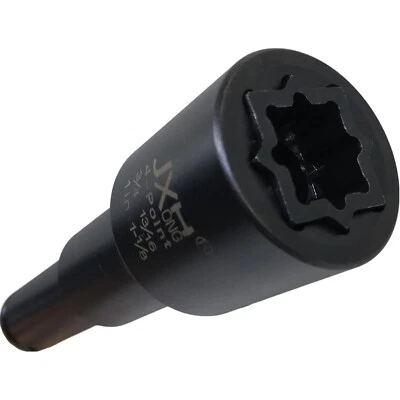 4-pt Square Impact Socket 4 in 1 Coaxial Spring Loaded: 3/4", 13/16", 1", 1-1/8" - Image 1 of 4