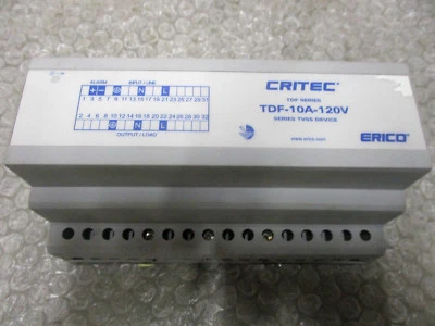 Erico Critec TDF-10A-120V TDF Series TVSS device Module ERICO 120VAC *Tested* - Image 1 of 4