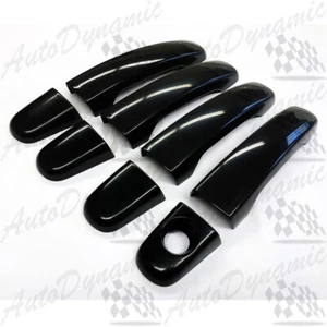 8PCS BLACKOUT DOOR HANDLE COVERS FOR 2010-17 CHEVROLET EQUINOX TRAVERSE ACADIA - Picture 1 of 1