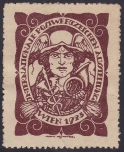 Austria Stamp 1923 Philatelic Exhibition Vienna Nsg Cinderella Österreich - Picture 1 of 2